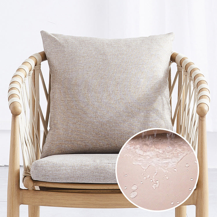 Contemporary Outdoor Bistro Chairs with Water Repellent Finish Cushion