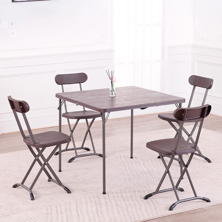 Contemporary Square Dining Table Plastic Folding Catio Table