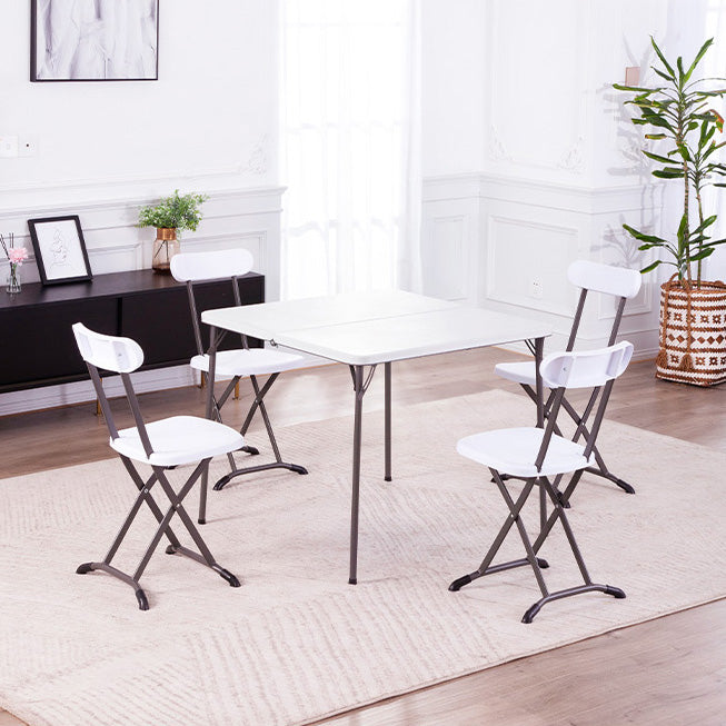 Contemporary Square Dining Table Plastic Folding Catio Table