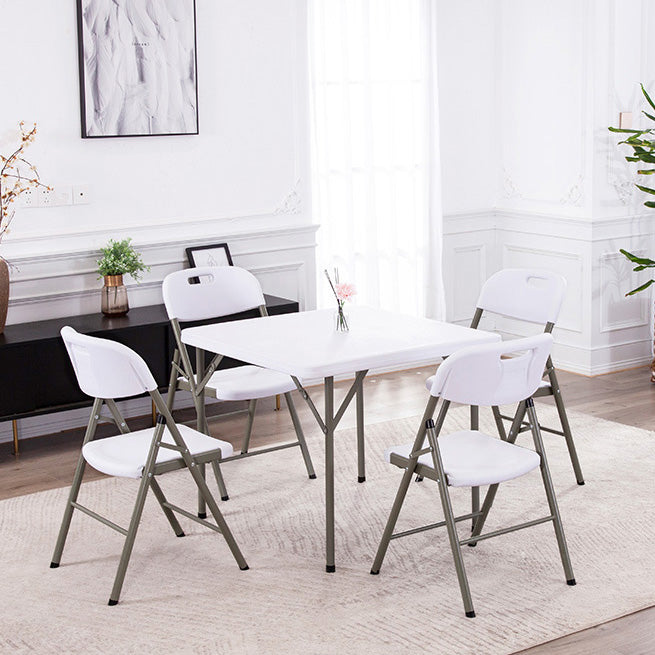 Contemporary Square Dining Table Plastic Folding Catio Table