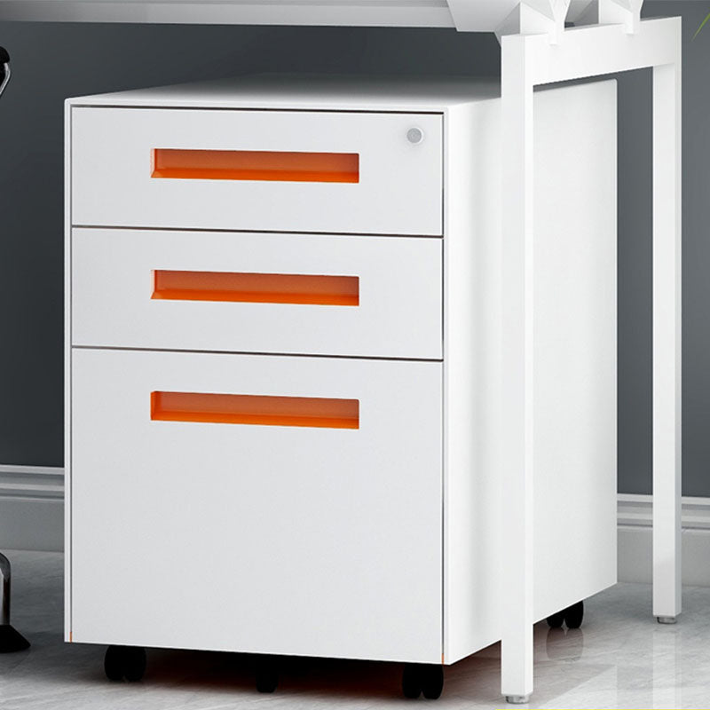 Contemporary File Cabinet Metal Vertical Filing Cabinet for Home Office