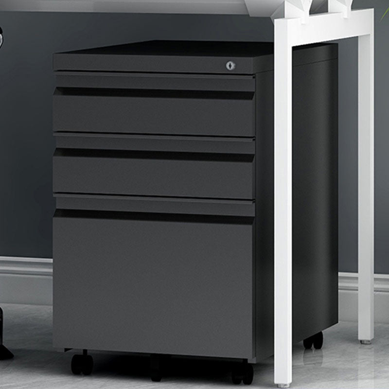 Contemporary File Cabinet Metal Vertical Filing Cabinet for Home Office