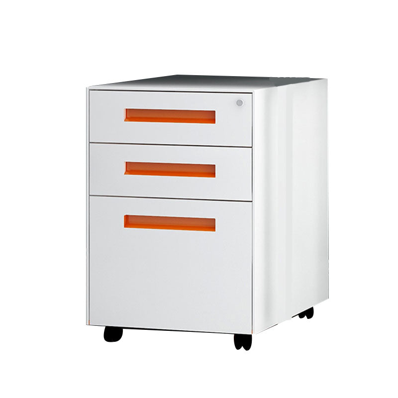 Contemporary File Cabinet Metal Vertical Filing Cabinet for Home Office