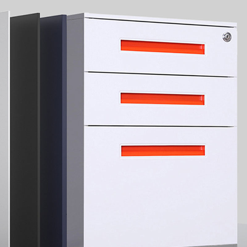 Contemporary File Cabinet Metal Vertical Filing Cabinet for Home Office