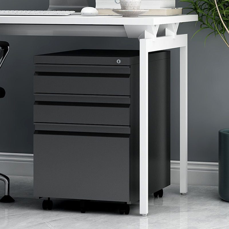 Contemporary File Cabinet Metal Vertical Filing Cabinet for Home Office