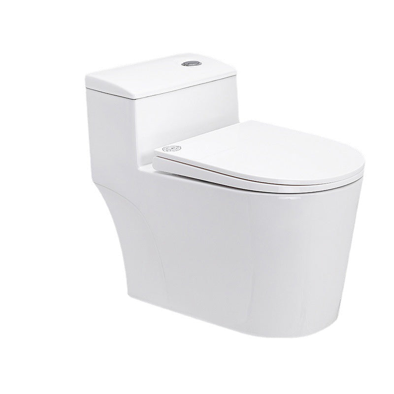 Indoor Ceramic Floor Mounted Toilet Modern All-In-One Toilet Bowl