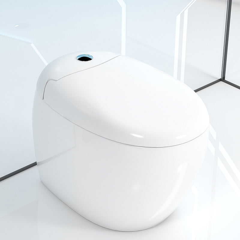 Modern Polished Finish Ceramic Toilet Indoor All-In-One Toilet Bowl