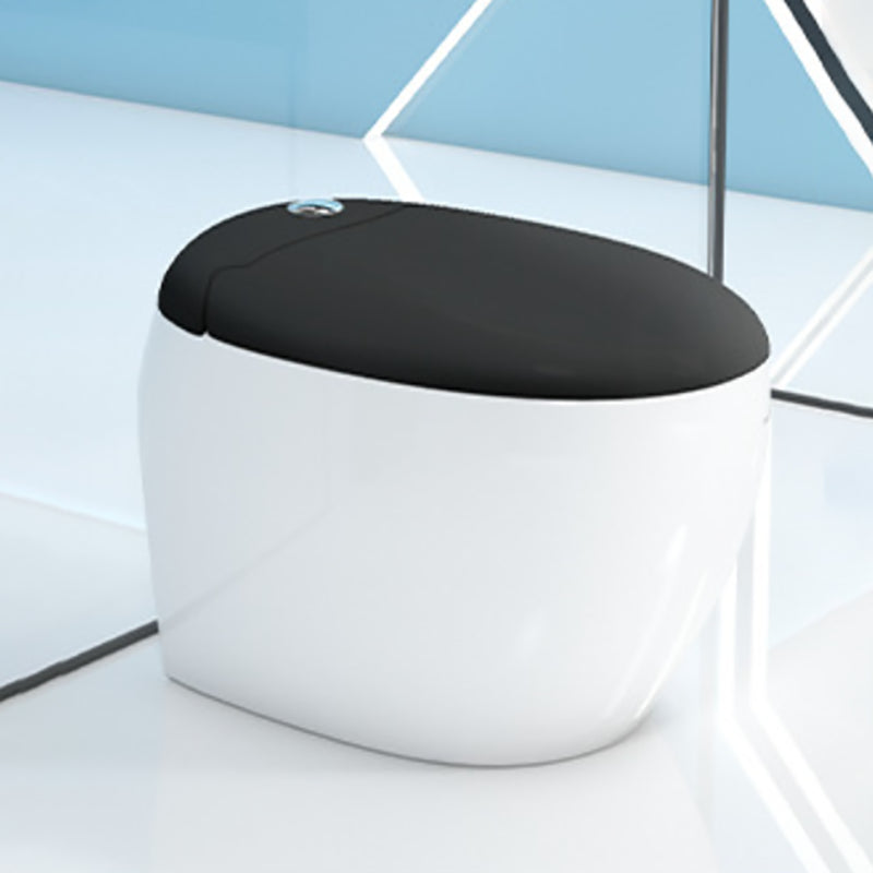 Modern Polished Finish Ceramic Toilet Indoor All-In-One Toilet Bowl