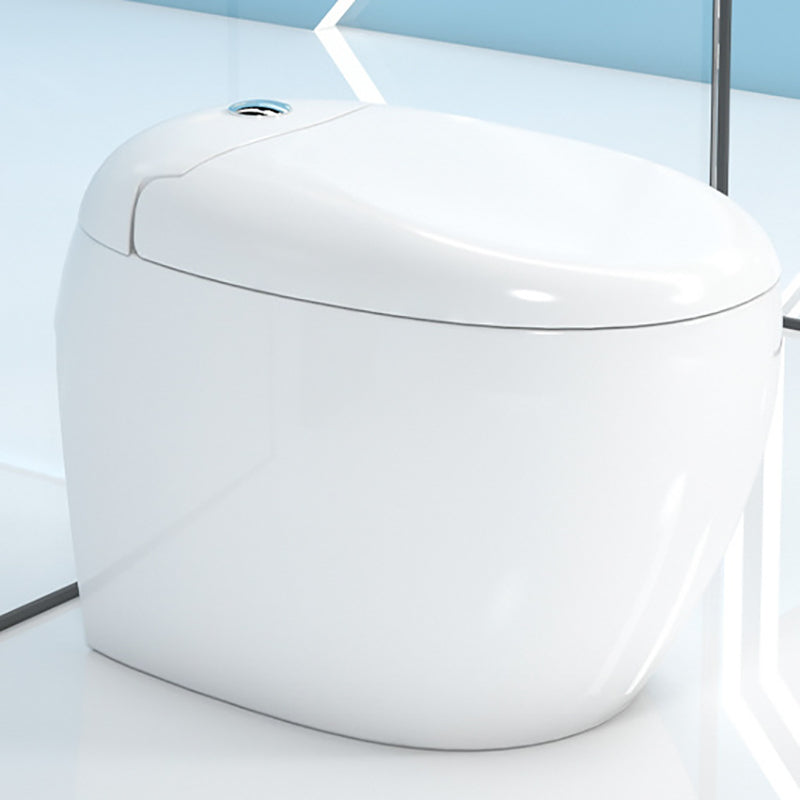 Modern Polished Finish Ceramic Toilet Indoor All-In-One Toilet Bowl