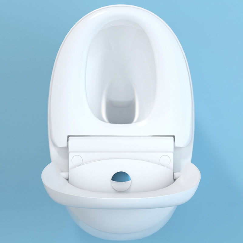 Modern Polished Finish Ceramic Toilet Indoor All-In-One Toilet Bowl