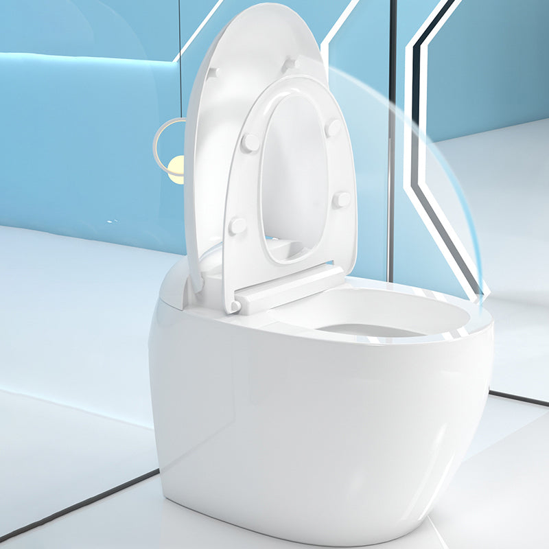 Modern Polished Finish Ceramic Toilet Indoor All-In-One Toilet Bowl
