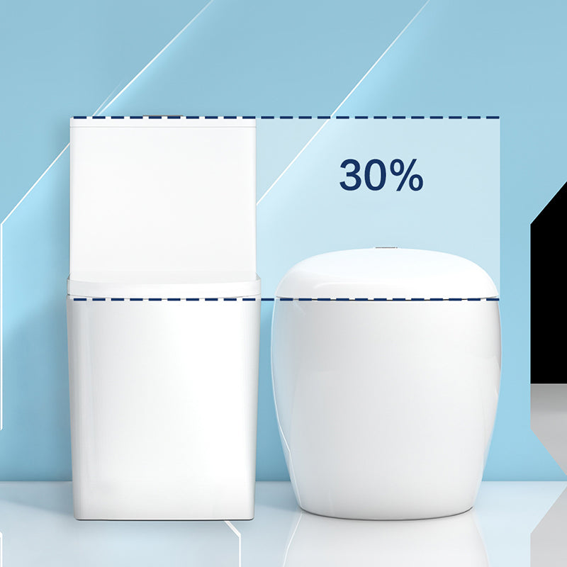 Modern Polished Finish Ceramic Toilet Indoor All-In-One Toilet Bowl