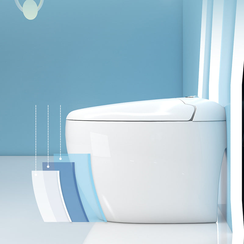 Modern Polished Finish Ceramic Toilet Indoor All-In-One Toilet Bowl