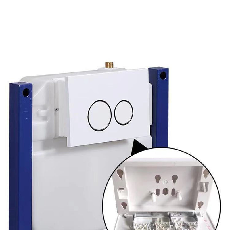 Modern Wall Mount Toilet Bowl 1-Piece Urine Toilet with Slow Close Seat for Washroom