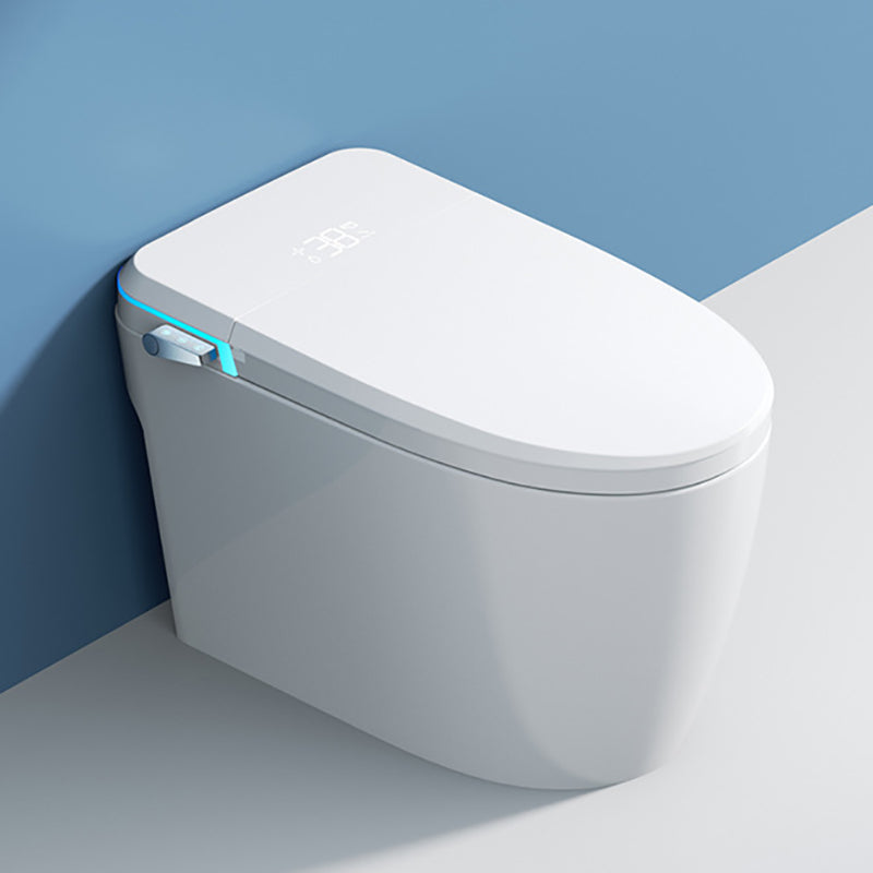 Contemporary Siphon Jet Toilet Bowl All-In-One Toilet with Vitreous China