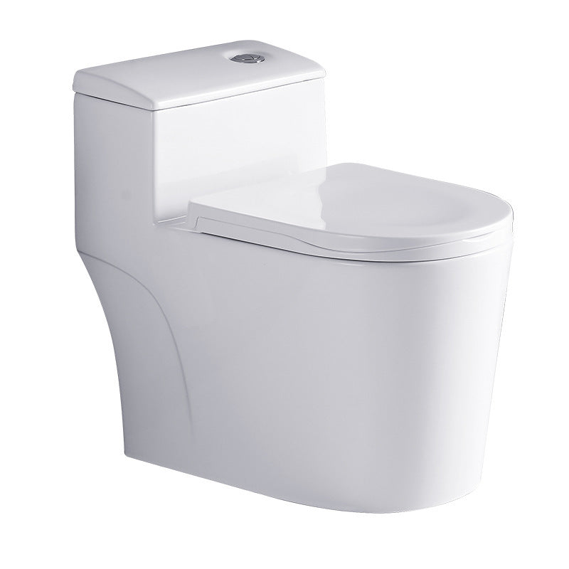 Contemporary All-In-One Toilet White Toilet Bowl with Toilet Seat