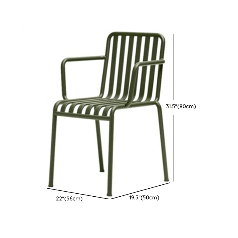 Modern Style 1/2/3 Pieces Metal Dining Set Metal Table Set for Outdoor