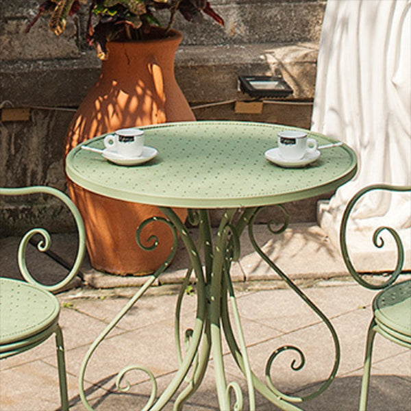 Modern Style 1/3 Pieces Metal Bistro Set Metal Bistro Table Set for Terrace