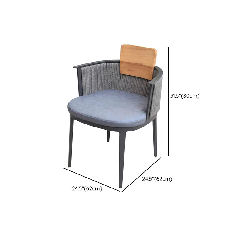 Modern Style 1/3/4/5 Pieces Metal Bistro Set Metal Bistro Table Set for Terrace