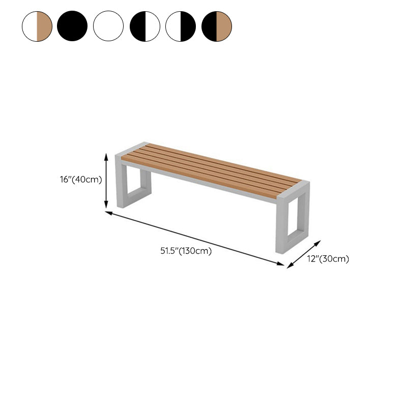 Modern 1/3 Pieces Metal Dining Set Reclaimed Wood Table Set for Outdoor