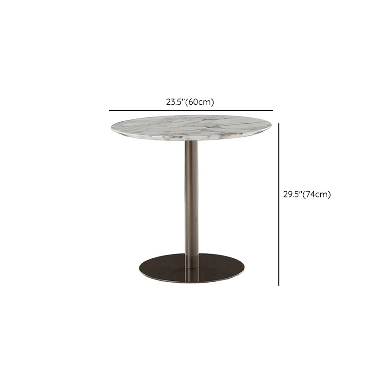 Modern Style 1/9 Pieces Metal Dining Set Stone Table Set for Outdoor