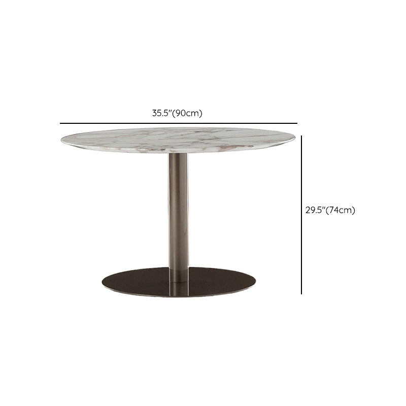 Modern Style 1/9 Pieces Metal Dining Set Stone Table Set for Outdoor