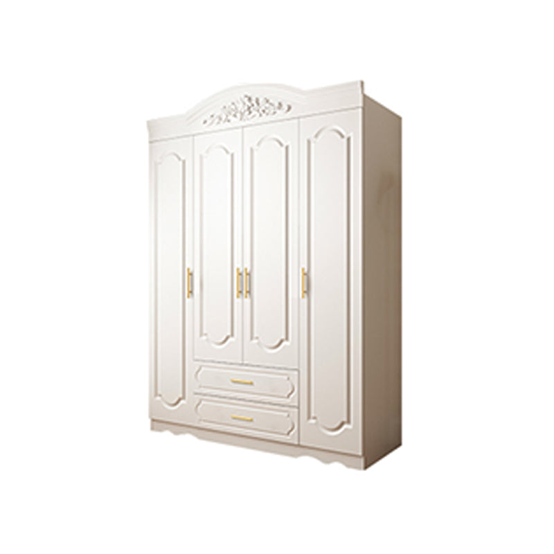 Hinged Engineered Wood Wardrobe Cabinet French Country Wardrobe Closet