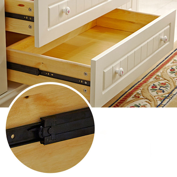 Walnut Wardrobe Closet French Country Wardrobe Armoire with Shelves