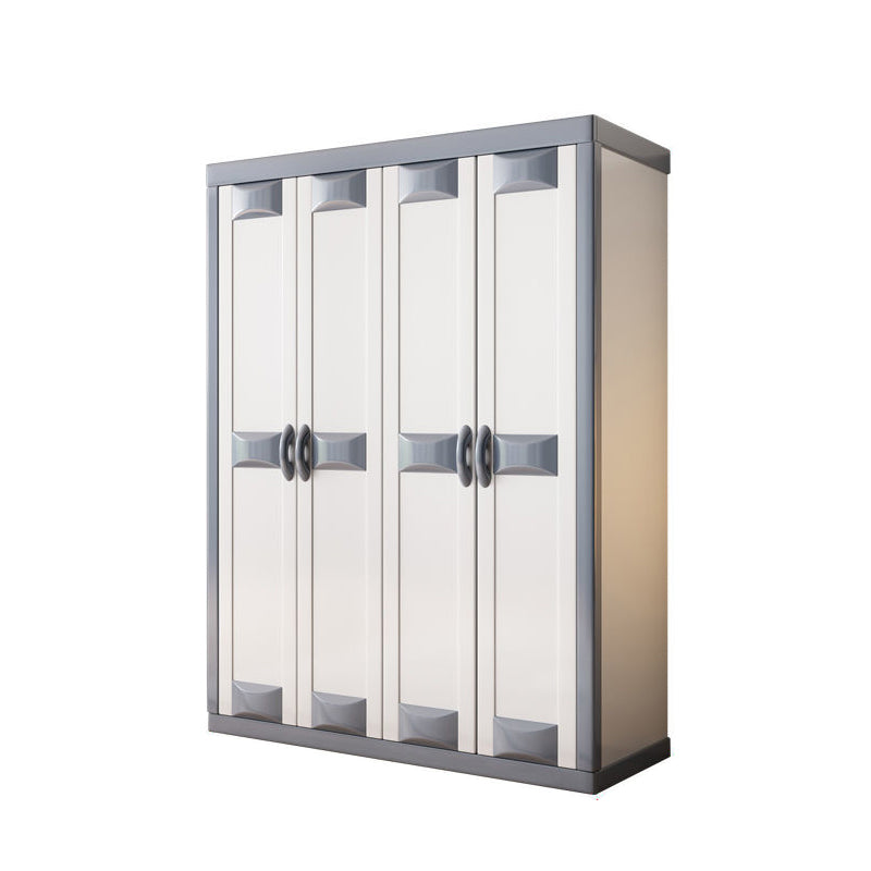 Rubberwood Wardrobe Closet Contemporary Hinged Wardrobe Cabinet