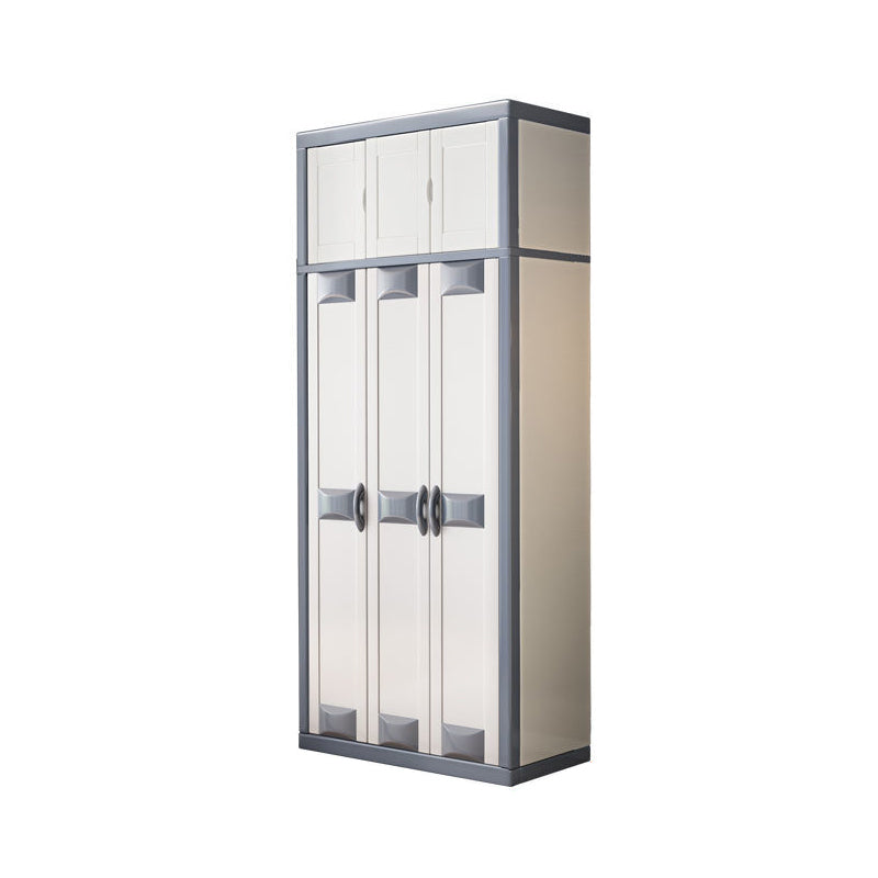 Rubberwood Wardrobe Closet Contemporary Hinged Wardrobe Cabinet