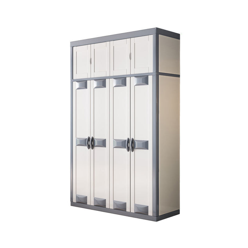 Rubberwood Wardrobe Closet Contemporary Hinged Wardrobe Cabinet