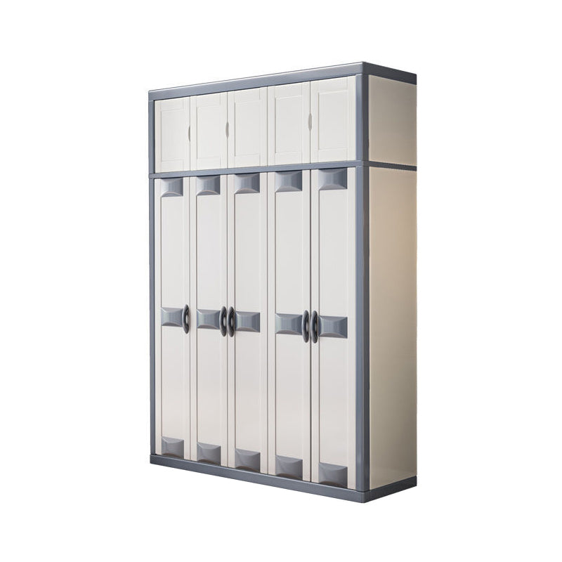 Rubberwood Wardrobe Closet Contemporary Hinged Wardrobe Cabinet