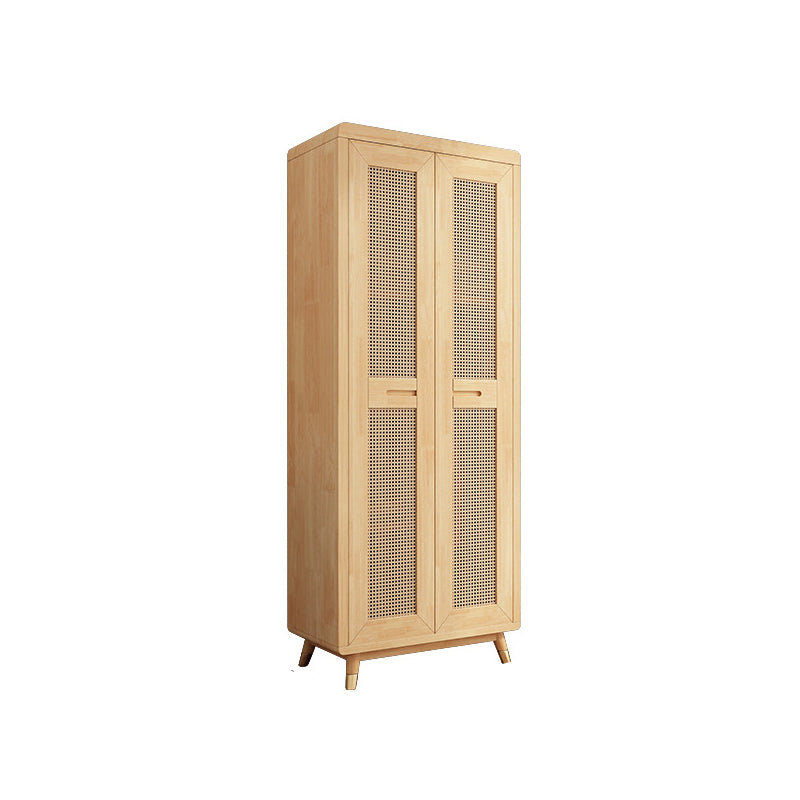 Rubberwood Wardrobe Closet Contemporary Sliding Wardrobe Armoire