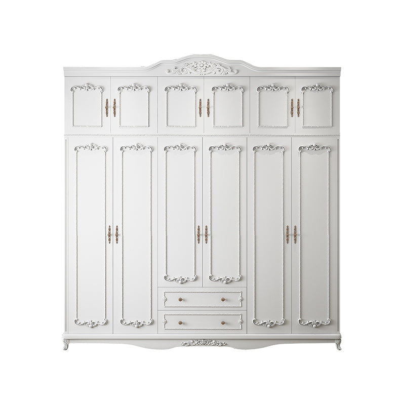 French Country Wardrobe Armoire Engineered Wood Wardrobe Cabinet