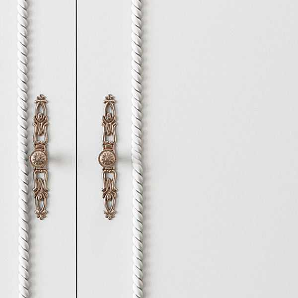 French Country Wardrobe Armoire Engineered Wood Wardrobe Cabinet