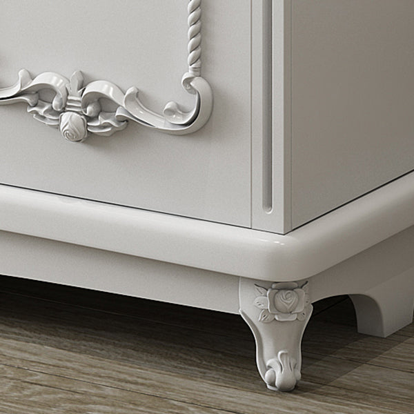 French Country Wardrobe Armoire Engineered Wood Wardrobe Cabinet