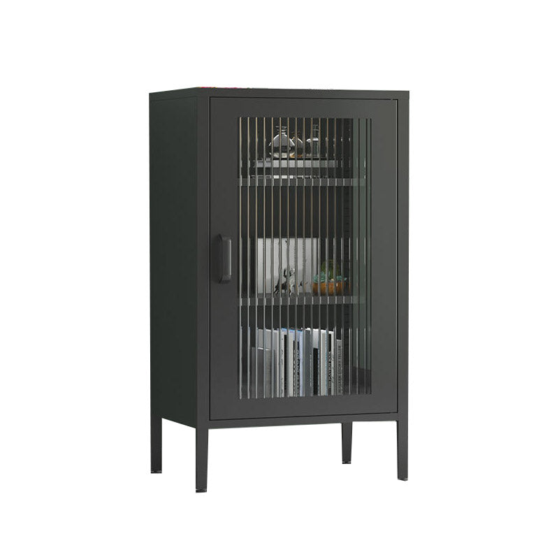 Glam Style Sideboard Steel Kitchen Sideboard Cabinet with Storage