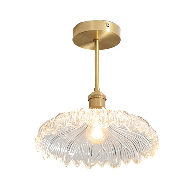 Nordic Ceiling Light Glass Flush Mount Lighting Fixture for Bedroom