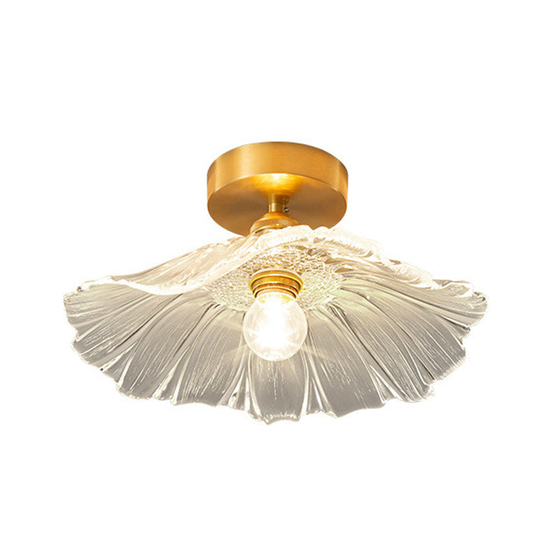 Nordic Ceiling Light Creative Glass Flush Mount Lighting Fixture for Bedroom