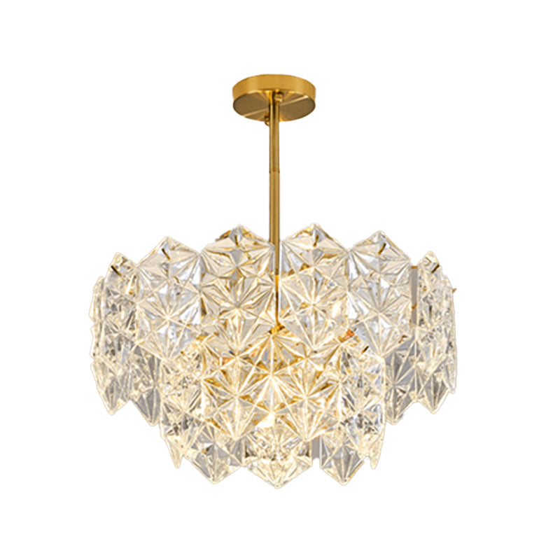 Contemporary Ceiling Light Glass Flush Mount Lighting Fixture for Bedroom