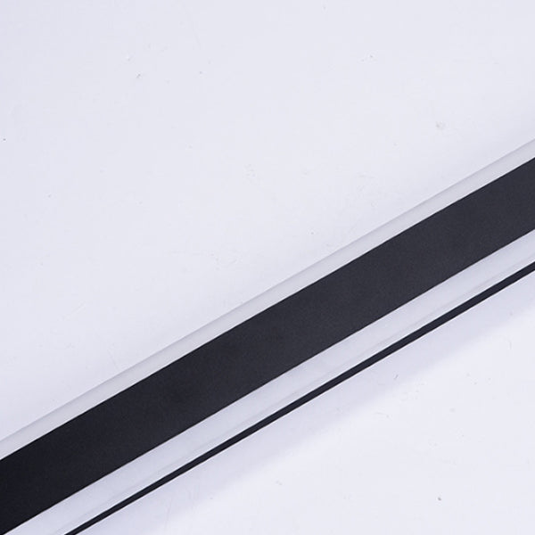 Linear Wall Mount Light Fixture Simple 1 Light Wall Lamps in Black