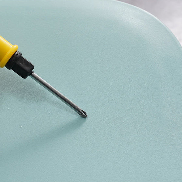 Plastic Dining Armless Kitchen Chair Open Back Dining Side Chair