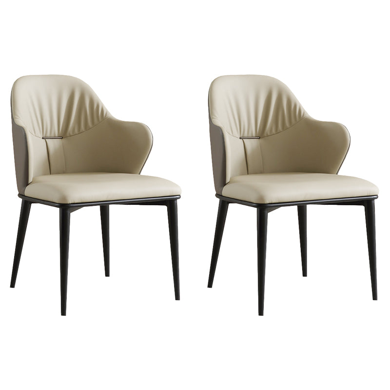 Industrial Arm Chair Metal Wingback Dining Room Chair for Dining Room