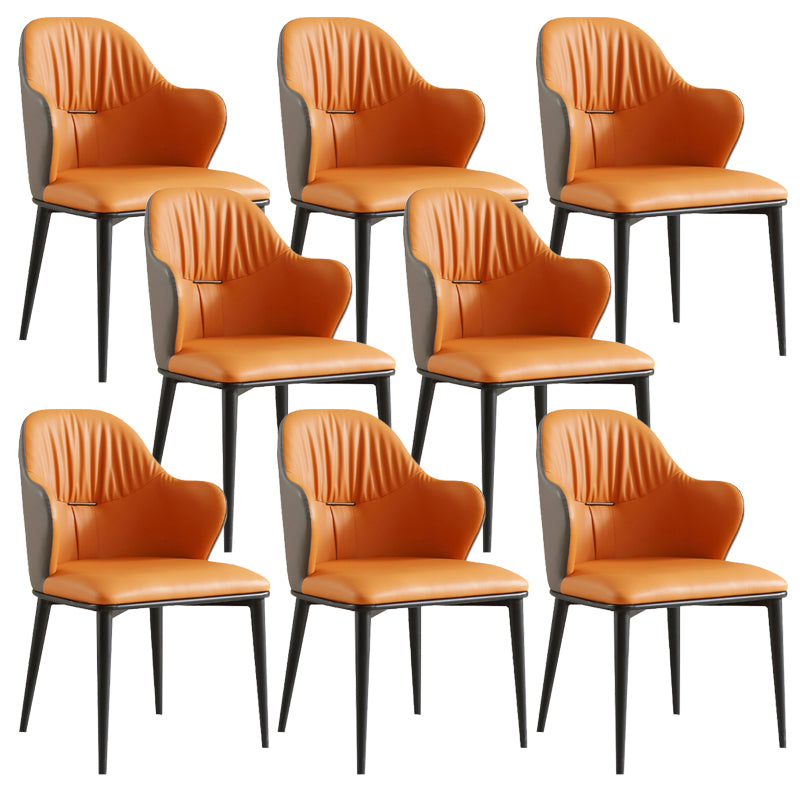 Industrial Arm Chair Metal Wingback Dining Room Chair for Dining Room