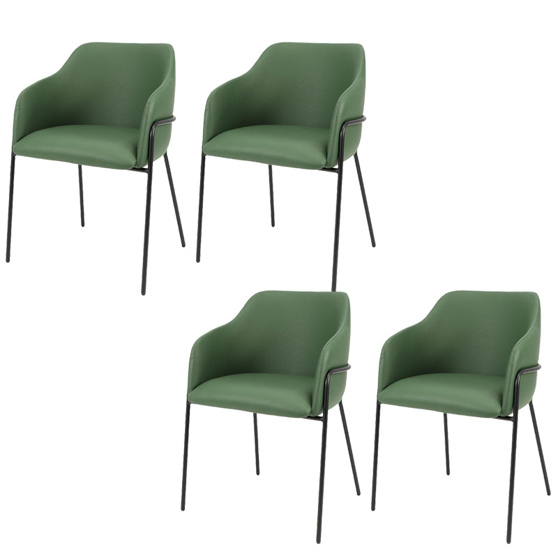 Metal Legs Parsons Chair Contemporary Style Indoor-Outdoor Chair