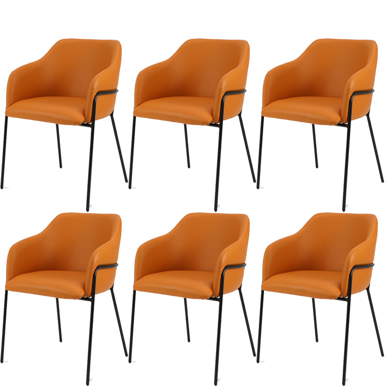 Metal Legs Parsons Chair Contemporary Style Indoor-Outdoor Chair