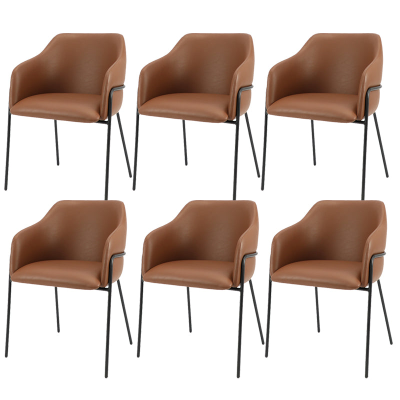 Metal Legs Parsons Chair Contemporary Style Indoor-Outdoor Chair