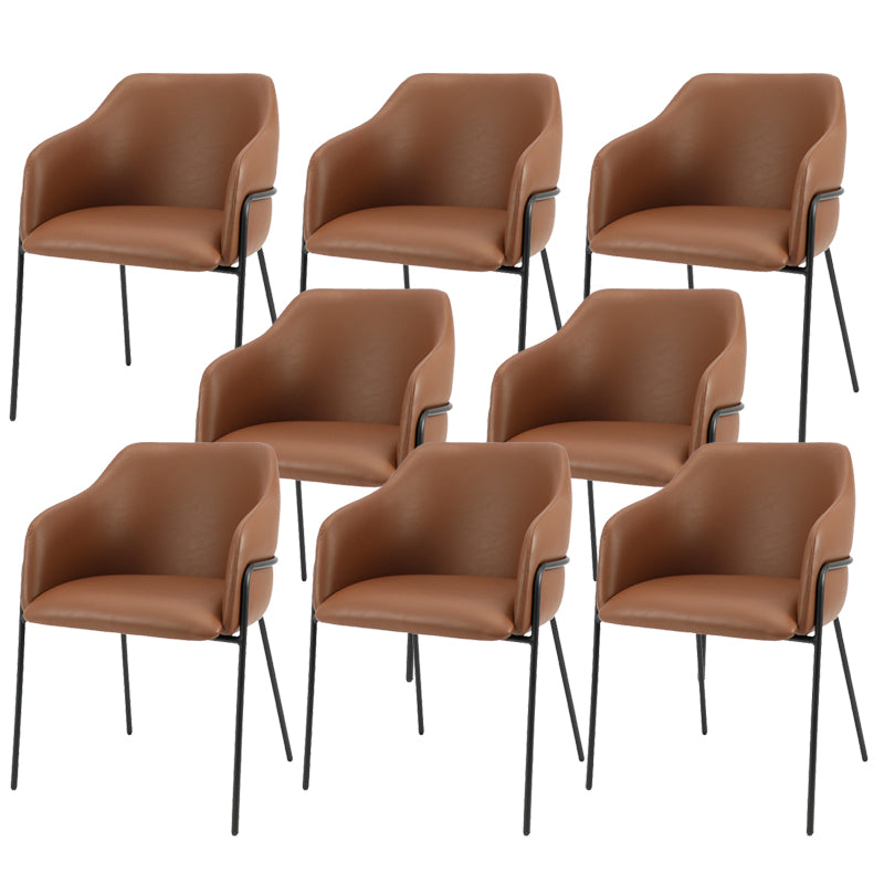 Metal Legs Parsons Chair Contemporary Style Indoor-Outdoor Chair