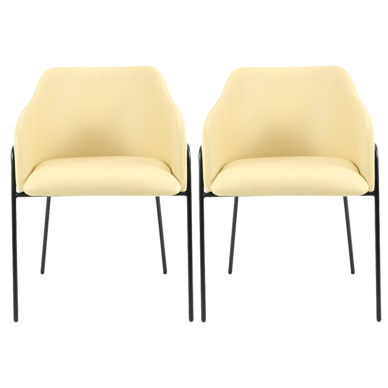 Metal Legs Parsons Chair Contemporary Style Indoor-Outdoor Chair