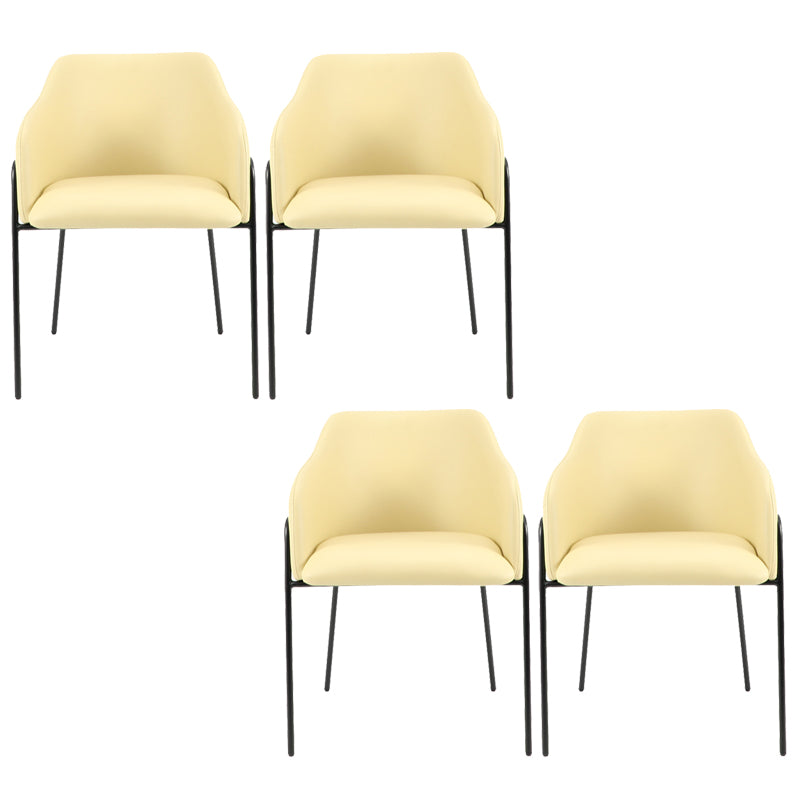 Metal Legs Parsons Chair Contemporary Style Indoor-Outdoor Chair